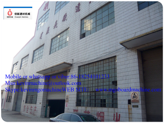 Halbautomatische Mgo-Wandplattenanlage für die Magnesiumoxid-Produktionslinie