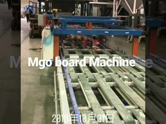 Die neueste vollautomatische Mgo Trockenwandplattenmachmaschine, Sandwich Panel Produktionslinie