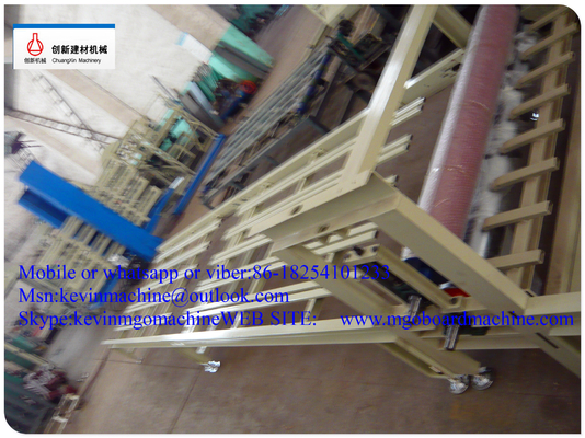 Verglasung / PET-Film beschichtet MGO Wellen Dachfliesenmachine Dachblechmaschine 6 mm Dicke