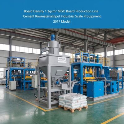 Board Density 1,2gcm3 MgO Board Produktionslinie Zement Rohmaterialeingabe 2017 Modell Industrielle Produktionsausrüstung