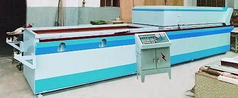 Kompakte Struktur Automatisierung Steuerung Vakuum Formmaschine für Kunststoff Absorptionsplatte