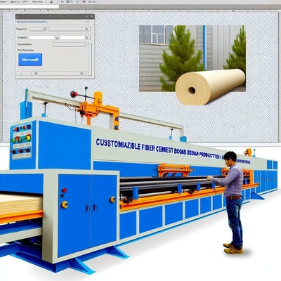 Anpassungsfähige Fertigungslinie für Fiberzementplatten mit Schalldämmung von ≥ 45 dB