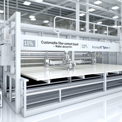 Anpassbare Faserzementplatten-Produktionslinie mit ≤10% Wasseraufnahme