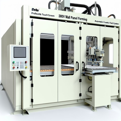 380V Wandpaneel-Formmaschine mit Delta-Touchscreen & automatischer Zuführung