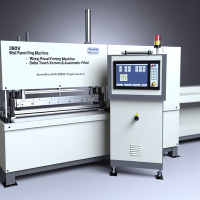 380V Wandpaneel-Formmaschine mit Delta-Touchscreen & automatischer Zuführung