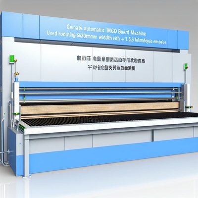 A1-Klasse Automatische MGO-Plattenmaschine für 600-1220mm breite Platten mit ≤1,5 mg/L Formaldehydemission