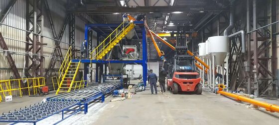 Spannung 380v Automatische Möbel XPS Isolierungsteile Backer Board Produktionslinie