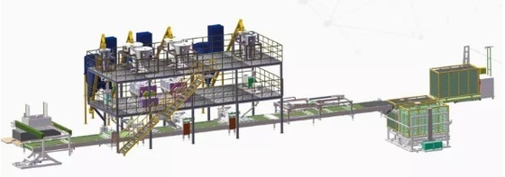 1-10mm-Blatt-Fertigungsmaschine / Hartholzplatten-Fertigungsmaschine für Mgo Mgcl-Sachstaub