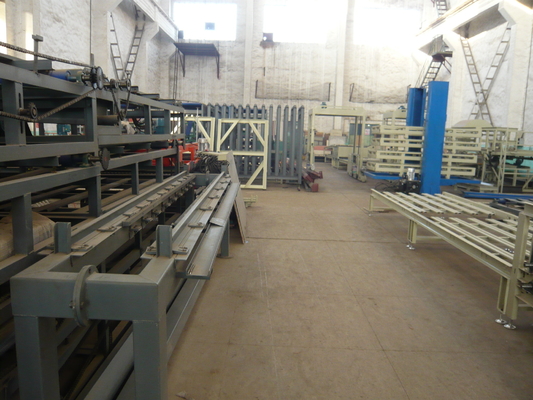 Faser-Glas-Magnesium-Oxid-Blatt-Sandwich-Platte, die Maschine, Wand-Rolle bildet Maschine herstellt