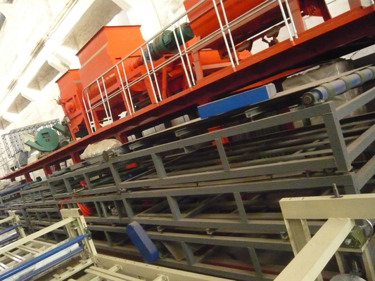 Feuerfeste dekorative Wand MgO, die Maschine für automatische ENV-Sandwich-Platte herstellt