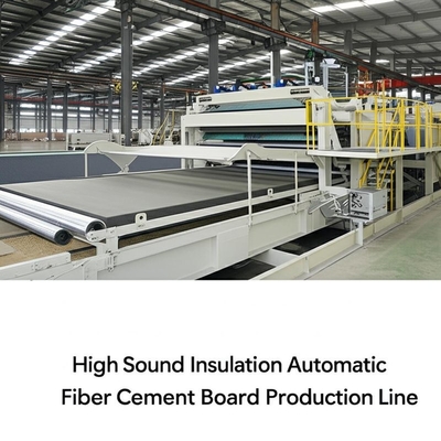 Hochschalldämmung Automatische Faserzementplatten-Produktionslinie für Materialien und Effizienz